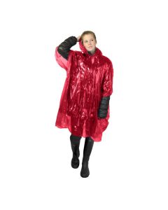 Regnponcho i resirkulert plast